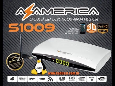 Azamerica S1009 HD Atualização V2.67 - 10/09
